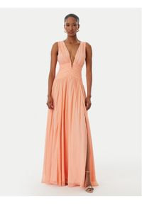 Marciano Guess Sukienka wieczorowa G6GK14 W2374 Pomarańczowy jasny Regular Fit. Kolor: pomarańczowy. Materiał: wiskoza. Styl: wizytowy #1