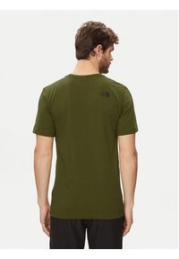 The North Face T-Shirt Easy NF0A87N5 Zielony Regular Fit. Kolor: zielony. Materiał: bawełna #8