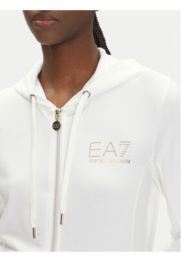 EA7 Emporio Armani Dres 8NTV51 TJ9RZ U0005 Biały Regular Fit. Kolor: biały. Materiał: syntetyk