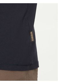 Napapijri T-Shirt S-Badge NP0A4I3N Granatowy Regular Fit. Kolor: niebieski. Materiał: bawełna