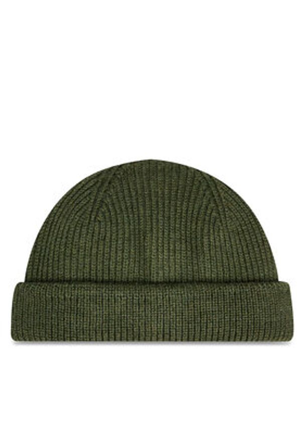 Buff Czapka Knitted 132323.809.10.00 Khaki. Kolor: brązowy. Materiał: wełna, materiał
