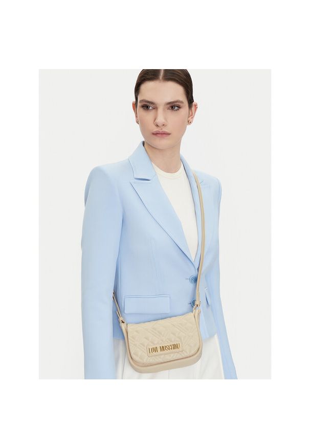Love Moschino - Torebka LOVE MOSCHINO. Kolor: kremowy