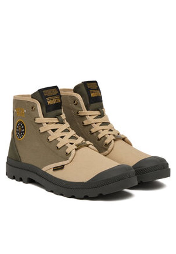 Palladium Trapery Pampa Hawkins Police 04624-308-M Zielony. Kolor: zielony. Materiał: materiał