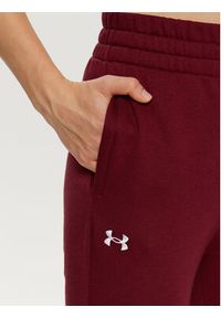 Under Armour Spodnie dresowe Ua Rival Fleece Jogger 1379438 Bordowy Loose Fit. Kolor: czerwony. Materiał: bawełna #3