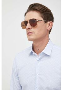 Calvin Klein koszula męska kolor niebieski slim z kołnierzykiem klasycznym. Typ kołnierza: kołnierzyk klasyczny. Kolor: niebieski. Materiał: tkanina, materiał. Długość rękawa: długi rękaw. Długość: długie. Styl: klasyczny #3