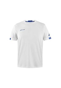 Koszulka dziecięca Babolat Play Crew Neck. Kolor: biały. Sport: tenis #1