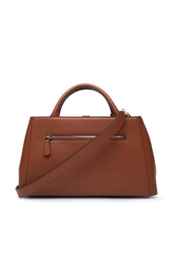 Guess Torebka Carrie HWVG98 96060 Brązowy. Kolor: brązowy. Materiał: skórzane