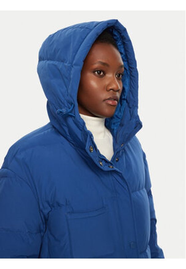 United Colors of Benetton - United Colors Of Benetton Płaszcz zimowy 2JF8DN060 Niebieski Regular Fit. Kolor: niebieski. Materiał: syntetyk. Sezon: zima