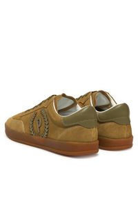 Pollini Sneakersy SA15192G0MXA281A Khaki. Kolor: brązowy. Materiał: zamsz, skóra #4