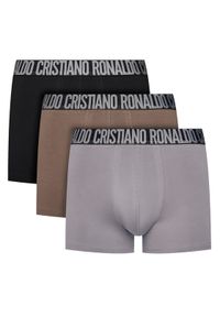 Cristiano Ronaldo CR7 Komplet 3 par bokserek 300-8100-49 Kolorowy. Materiał: bawełna. Wzór: kolorowy