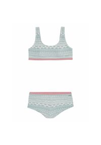 Dziewczęcy dwuczęściowy kostium kąpielowy Protest Prtproma. Kolor: zielony #1