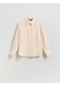 Reserved - Koszula z modalem - złamana biel. Materiał: tkanina #1