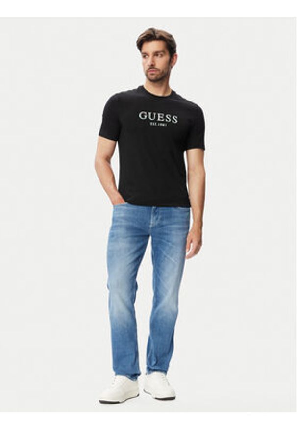 Guess Jeansy M6YAS2 D1289 Niebieski Regular Fit. Kolor: niebieski