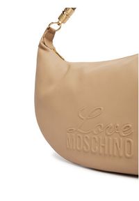 Love Moschino - LOVE MOSCHINO Torebka JC4222PP0OKA0209 Beżowy. Kolor: beżowy. Materiał: skórzane #6