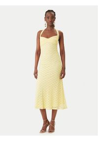 BARDOT - Bardot Sukienka koktajlowa Mariko 60397DB Żółty Regular Fit. Kolor: żółty. Styl: wizytowy #1