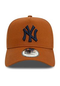 New Era Czapka z daszkiem New York Yankees League Essential 9FORTY E-Frame 60580697 Brązowy. Kolor: brązowy. Materiał: materiał, bawełna