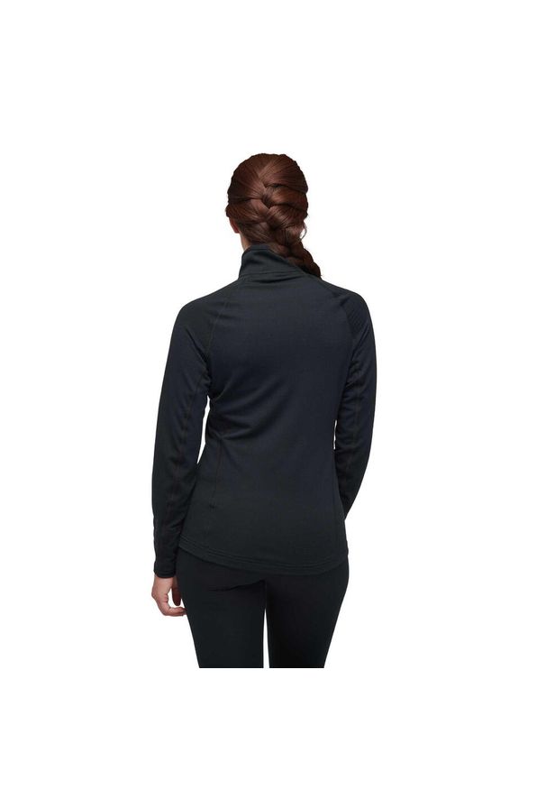 Damski polar Black Diamond Coefficient LT QZ. Kolor: czarny. Materiał: polar. Sport: wspinaczka, bieganie