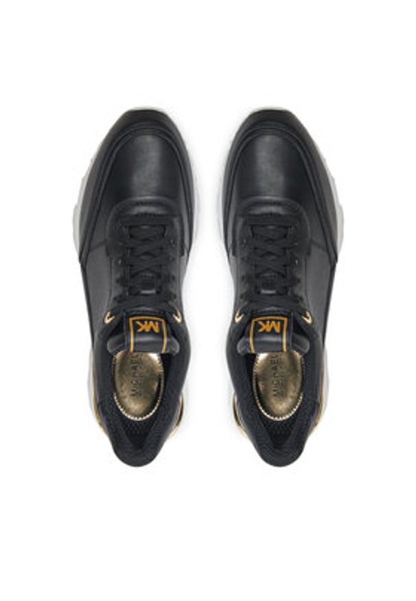 MICHAEL Michael Kors Sneakersy Nova 43T4NVFS1L Czarny. Kolor: czarny. Materiał: skóra