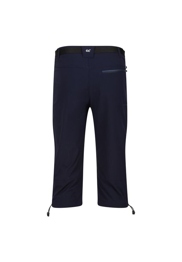 Regatta - Męskie Spodenki Xert Stretch III Stretch Active Capri Shorts. Kolor: niebieski