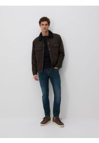 Reserved - Jeansy skinny fit - indigo jeans. Materiał: jeans