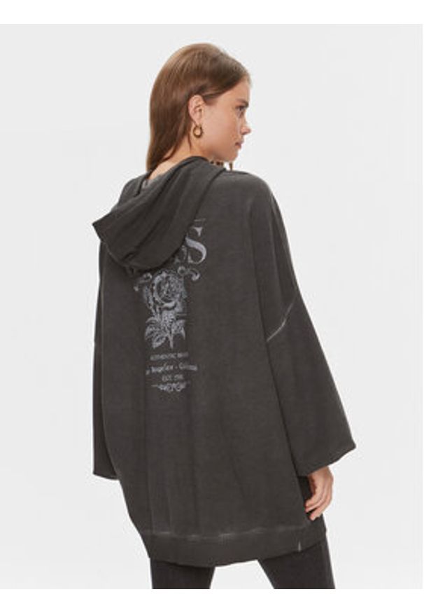 Guess Bluza W4RQ21 K9R31 Czarny Regular Fit. Kolor: czarny. Materiał: bawełna