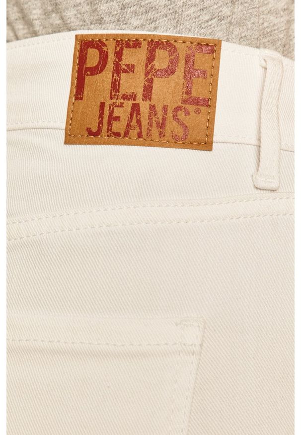 Pepe Jeans - Szorty Archive. Okazja: na co dzień. Kolor: biały. Styl: casual