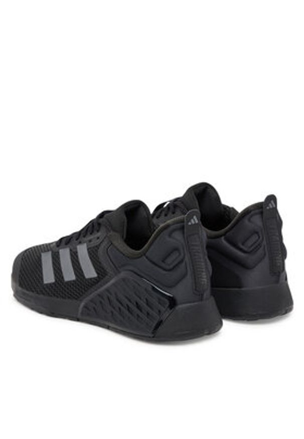 Adidas - adidas Buty na siłownię Dropset 3 strength training IG3861 Czarny. Kolor: czarny. Materiał: materiał. Sport: fitness