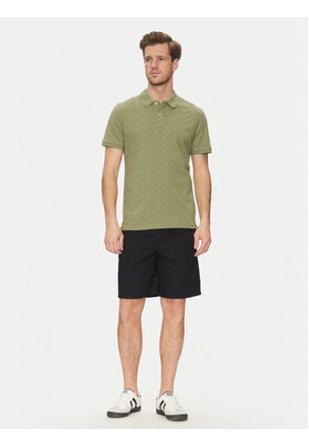 Blend Polo 20718261 Zielony Regular Fit. Typ kołnierza: polo. Kolor: zielony. Materiał: bawełna