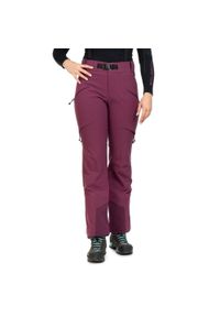 Spodnie softshell damskie Black Diamond Dawn Patrol. Kolor: fioletowy. Materiał: softshell