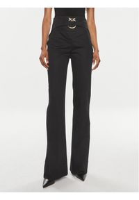 Pinko Spodnie materiałowe Phanton 102263 A1L2 Czarny Regular Fit. Kolor: czarny. Materiał: bawełna