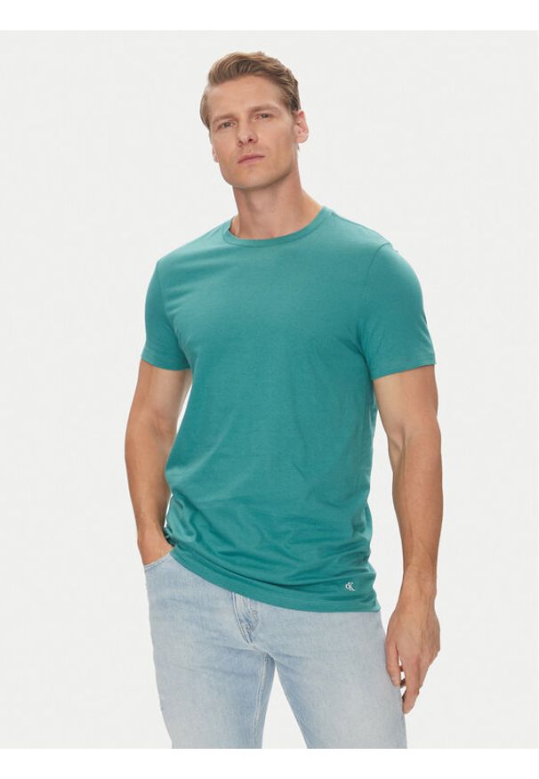 Calvin Klein Underwear Komplet 3 t-shirtów LV00NB4051 Kolorowy Regular Fit. Materiał: bawełna. Wzór: kolorowy