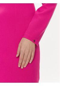Nissa Sukienka koktajlowa RZ14405 Różowy Slim Fit. Kolor: różowy. Materiał: syntetyk. Styl: wizytowy #3