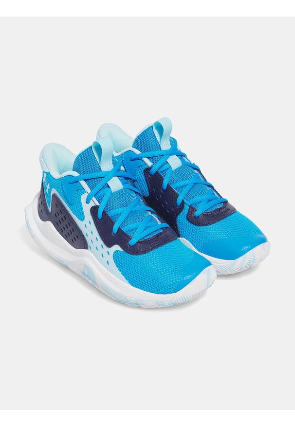 Buty koszykarskie dziecięce Under Armour Grade School Jet '23. Kolor: niebieski