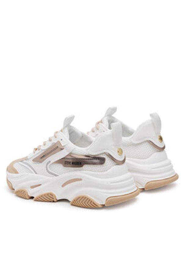 Steve Madden Sneakersy Possession-E SM19000033 Beżowy. Kolor: beżowy. Materiał: materiał