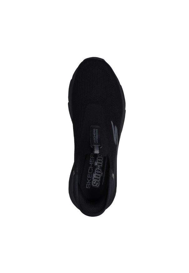 skechers - Buty do chodzenia męskie Skechers Max Cushioning Advantageous. Zapięcie: sznurówki. Kolor: czarny. Materiał: materiał, tkanina. Szerokość cholewki: normalna. Sport: turystyka piesza