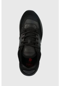 Polo Ralph Lauren sneakersy TRACKSTER 200 809846186002.001 kolor czarny. Nosek buta: okrągły. Zapięcie: sznurówki. Kolor: czarny. Materiał: guma #4