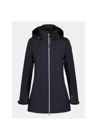 LUHTA - Kurtka softshell damska Luhta Erkkola. Kolor: niebieski. Materiał: softshell. Długość: długie