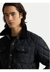 Polo Ralph Lauren Kurtka przejściowa 710977955002 Czarny Regular Fit. Typ kołnierza: polo. Kolor: czarny. Materiał: syntetyk #5