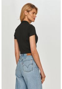 Calvin Klein Jeans - T-shirt. Okazja: na co dzień. Kolor: czarny. Materiał: dzianina. Wzór: nadruk. Styl: casual #3