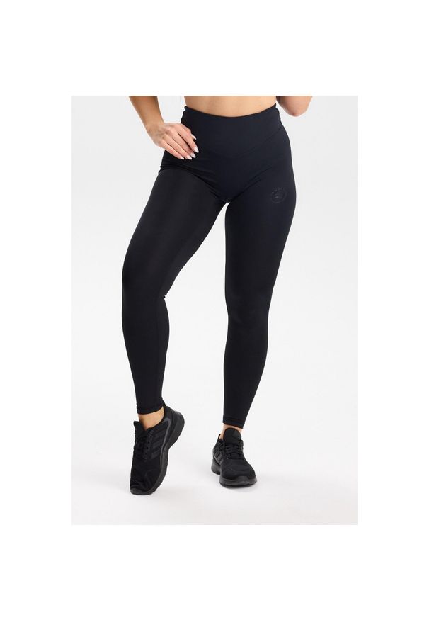 ROUGH RADICAL - Damskie legginsy sportowe fitness Rough Radical Pure Flow Long. Kolor: czarny. Sport: fitness