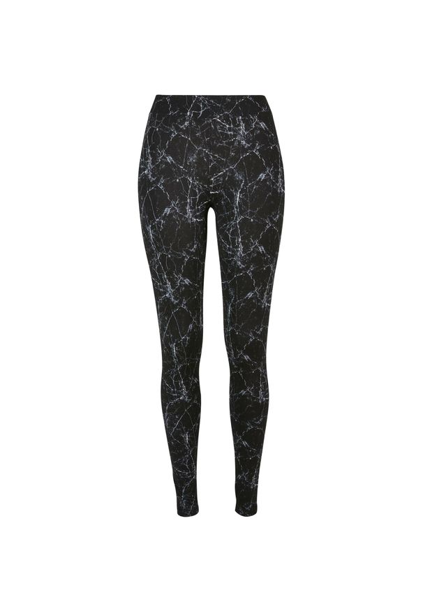 Legginsy damskie Urban Classics Soft AOP. Kolor: szary, wielokolorowy, czarny. Wzór: nadruk