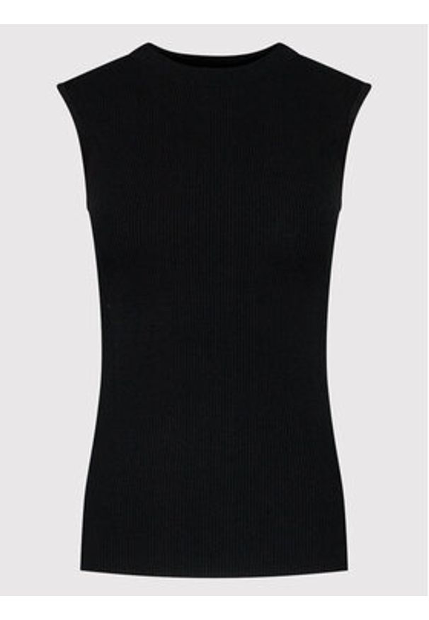 BOSS - Boss Top Feskies 50473237 Czarny Slim Fit. Kolor: czarny. Materiał: wiskoza