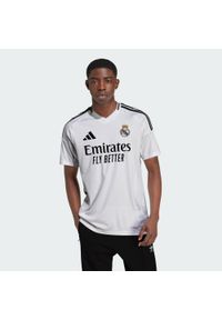 Adidas - Koszulka Real Madrid 24/25 Home. Kolor: biały. Materiał: materiał. Sport: piłka nożna