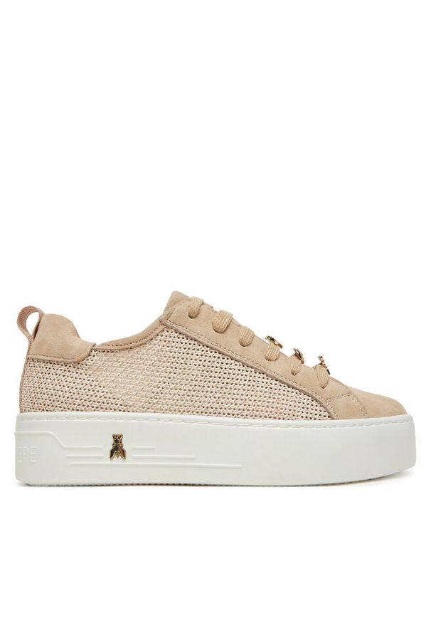 Sneakersy Patrizia Pepe. Kolor: beżowy