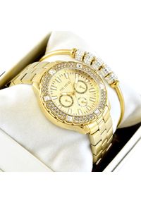 Zestaw damski zegarek Paul Lorens - NAOMI - złoty zt 8527B3-4D1 + bransoletka. Kolor: złoty #1