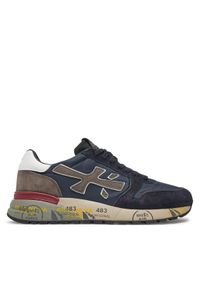 Premiata Sneakersy Mick 6421 Granatowy. Kolor: niebieski. Materiał: zamsz, skóra #1