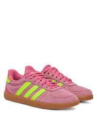 Adidas - adidas Sneakersy Breaknet Sleek JH6899 Różowy. Kolor: różowy. Materiał: skóra, zamsz