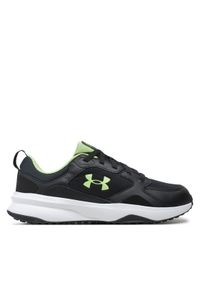 Under Armour Sneakersy Ua Charged Edge 3026727-004 Czarny. Kolor: czarny. Materiał: skóra