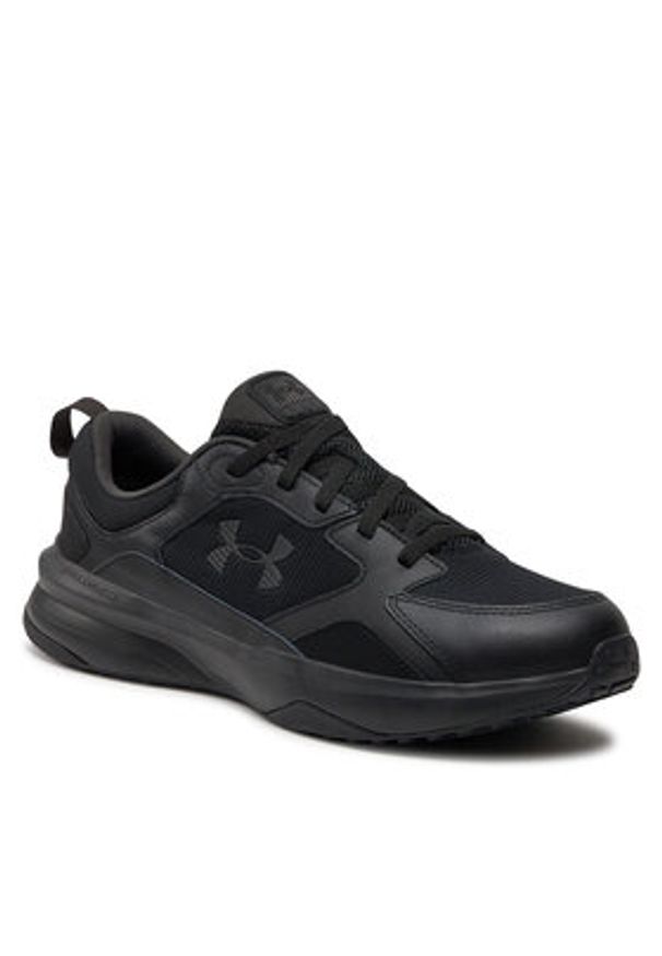 Under Armour Sneakersy Ua Charged Edge 3026727-002 Czarny. Kolor: czarny. Materiał: materiał