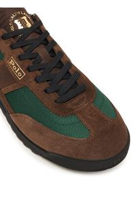 Polo Ralph Lauren Sneakersy 809974046001 Brązowy. Kolor: brązowy. Materiał: zamsz, skóra #5